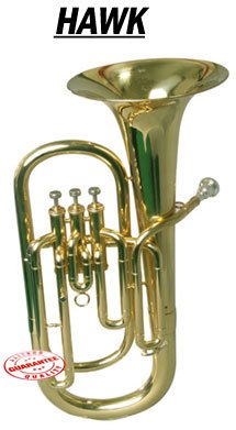 Hawk Lacquer Brass Bb Baritone Horn WD-BT511