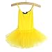 ROPALIA Girls Party Ballet Tutu Dance Dresses Kids Leotard Sleeveless Skirt