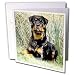   - Dogs Rottweiler - Rottweiler - Greeting Cards-12 Greeting Cards with envelopes
