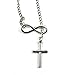 1Pc Silver Women Retro Wedding Jewelry Alloy Crucifix Pendant Chain Necklace
