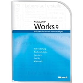 Microsoft Works - ( v. 9.0 ) - complete package - 1 PC - CD - Win - German