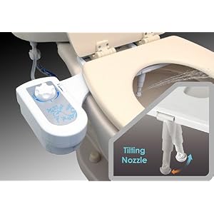 Micca BD7 Fresh Water Tilting Spray Bidet Toilet Seat Attachment by Micca