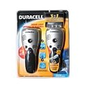 Duracell Crank Light 3 in 1, 3 LED Flashlight, Radio, Charger. 2 pack