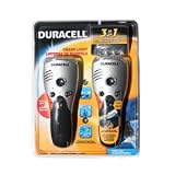 Duracell Crank Light 3 in 1, 3 LED Flashlight, Radio, Charger. 2 pack