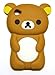 BUKIT CELL ® 3D Bear Cartoon Soft Silicone Case for IPOD TOUCH 4 4G 4TH GENERATION – BROWN [Bundle - 4 items: Case, Bukit Cell Cleaning Cloth, Screen Protector and METALLIC STYLUS Touch Pen with Anti Dust Plug]