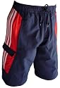 Adidas Mens CB Leisure Swim Shorts Navy/Red
