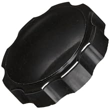 DimcoGray Black Phenolic Fluted Torque Knob Female, Brass Insert: 3/8-16" Thread x 1/2" Depth, 2 3/8" Diameter x 13/16" Height x 1-1/4" Hub Dia x 5/8 Hub Length (Pack of 10)