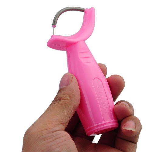 Stainless Steel Pretty Facial Care Hair Skin Rolling Trimmer Remover Roller - Pink