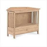International Concepts TV-27 Mission Corner TV Stand, Unfinished