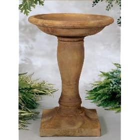 Classic Plinth Birdbath by 