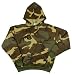 All Products : Camouflage Hooded Sweatshirt Woodland Camo