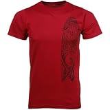 Rusty Gone Fishin Organic T-Shirt - Red