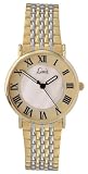 Limit Men's Round Two-Tone Bracelet Watch 5361.5 With White Mother Of Pearl And Cream Dial