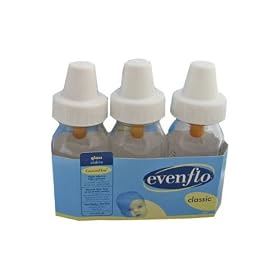 Evenflo 3 Pack Classic Glass Bottle