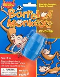 Barrel of Monkeys Keychain by Basic Fun