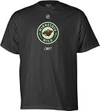 Minnesota Wild -Black- Primary Logo T-Shirt