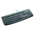Logitech Deluxe 250 Tastatur PS/2 schnurgebunden schwarz OEM (deutsches Tastaturlayout, QWERTZ)