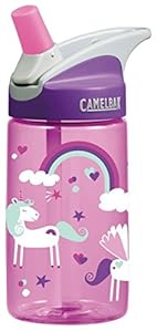 CamelBak Kids Eddy Water Bottle, 0.4 L, Unicorns