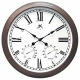 Product details for Metal Finish Wall Clock by Infinity Instruments