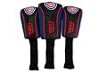 Chicago Cubs 3 Pack Mesh Longneck Headcover Set