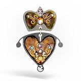 Pink Crowned Heart Pin from the Artazia Collection #1406 OP HP