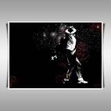 41CpzhxxVgL. SL160  MICHAEL JACKSON DANGEROUS LIVE FRAMED A2 CANVAS ART PRINT