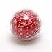 Role Playing Dice - D100 Opaque Red & White Spherical Dice / Die - Made in USA - "ZOCCHIHEDRON"