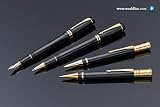 Parker Duofold GT Fountain Pen - Black Gold Trim, Fine Nib 9781202