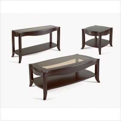 Signature Cocktail Table Set in Dark Merlot