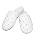 totes ISOTONER Womens Terry Scalloped Embroidered Clog Slippers, XL, Pink