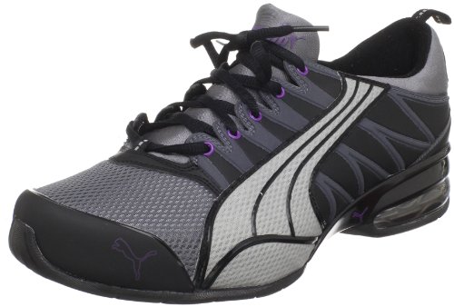 PUMA Men's Voltaic 2 Running Shoe,Steel Grey-Black-Silver Metallic,8 D US