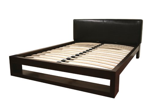 Baxton Studio Felton Dark Brown Queen Modern Platform Bed