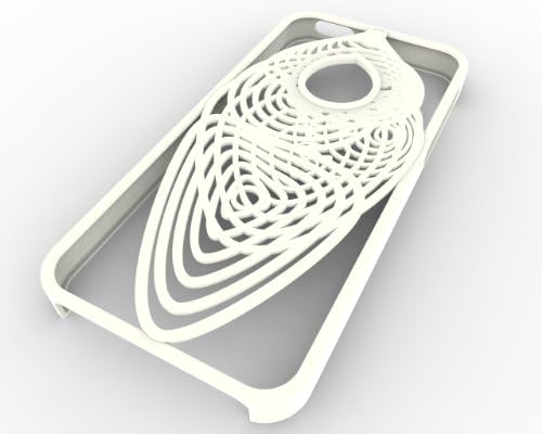 3D Printed Cocoon iPhone 5 Case, White