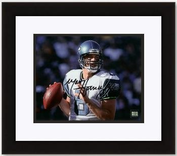 Matt Hasselbeck Autographed Seattle Seahawks 8x10 Photo - Custom Framed