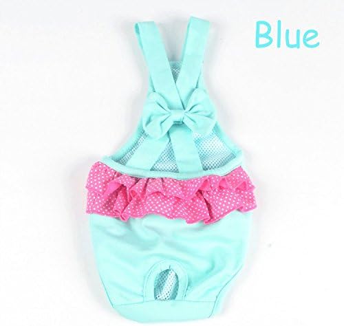 Mdeho Pet Dog Cotton Tighten Strap Physiological Pants Puppy Underwear Panties Diaper ( 3Colors and 5Sizes)