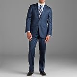 41CqCoqNS8L. SL160  Hickey Freeman Blue Multi Stripe 2pc Pleated Suit, 46R