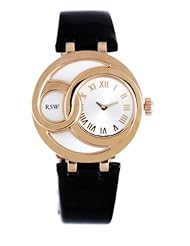 RSW Womens 6025.PP.L1.5.00 Wonderland Round Rose Gold Pvd Silver Dial Patent Leather Watch