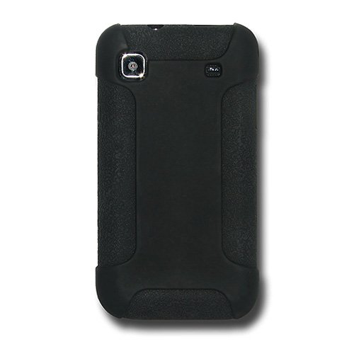 Amzer Silicone Skin Jelly Case for Samsung Vibrant T959 - Black