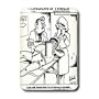 Londons Times Funny Medicine Cartoons - Bad Underwear Heart Attack - Light Switch Covers - single toggle switch