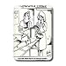 Londons Times Funny Medicine Cartoons - Bad Underwear Heart Attack - Light Switch Cov...