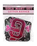 Hott Products Girls Night Out Letter Banner, Pink and Black Hott Products Girls Night Out Letter Banner, Pink and Black