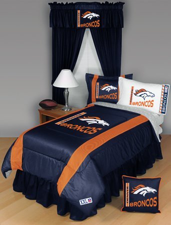 DENVER BRONCOS QUEEN 5 PIECE BEDDING SET Boy Football NFL bagB001L3KPI2 : image