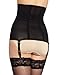 Rago Women's Waist Cincher, Black, 2X-Large (34)