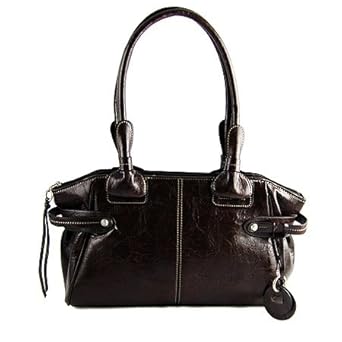 Womens Faux Leather Rina Rich Helena Shoulder Handbag Purse (different colors available)
