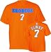 John Elway Orange Reebok Name and Number Denver Broncos T-Shirt - Large