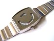Mens DESIGNER WATCH Retro Discs SILVER MIRROR Bracelet Strap