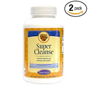 41CqQ7OXp2L. AA300 PIbundle 2,TopRight,0,0 AA300 SH20  Natures Secret Super Cleanse 200ct (Multi Pack)