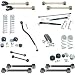 Currie Enterprises CE-9801H 4 Inch Johnny Joint Suspension Lift Kit With Antirock Sway Bar For 1997-06 Jeep Wrangler