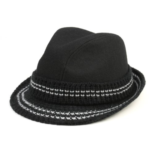 Infinity Selections Wool Blend Fedora Hat-Charlene