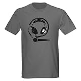 Kurt Uccello's Headphone Music Dark T-Shirt by CafePress